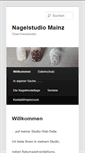 Mobile Screenshot of nagelstudio-mainz.com