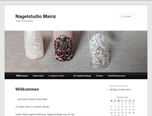 Tablet Screenshot of nagelstudio-mainz.com